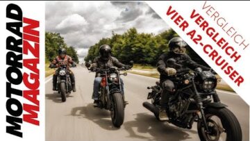 Besser als Rebel? Vergleich von vier A2-Cruisern: Honda, CFMoto, Kawasaki,