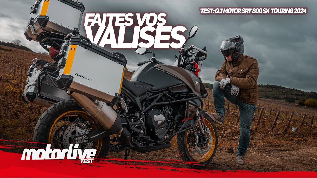 Test QJ Motor SRT 800 SX Touring : full équipée