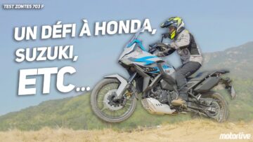 Test Zontes 703 F : est-ce LA nouveauté moto de