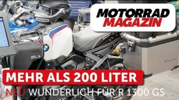 Stauraum satt!” Wunderlich für BMW R 1300 GS
