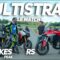 La famille Multistrada V4 au banc d’essai sur route et