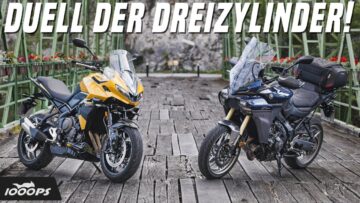 Welcher Dreizylinder reist besser? Yamaha Tracer 9 GT+ & Triumph