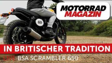 EICMA LIVE BSA Scrambler 650 – Einyzlinder-Enduro mit viel Stil