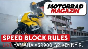 EICMA LIVE Yamaha SXR900 GP Kenny Roberts Speed-Block-Design