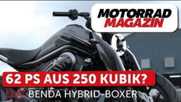 EICMA LIVE Benda Boxer-Cruiser mit Hybrid– Sind über 60 PS