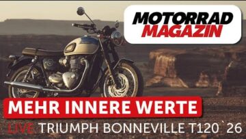 EICMA LIVE Triumph Bonneville T120 Black 2026 – Mehr Moderne,