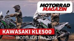 Kawasaki KLE500 live auf der Moto Austria in Wels