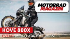 Kove 800X live auf der Moto Austria in Wels