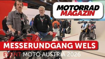 Messerundgang Moto Austria 2026 in Wels – Die neuen Motorräder,