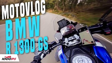 BMW R 1300 GS im Motovlog auf kurviger Traumstraße