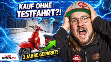 Ich habe diese alte Vespa ohne Probefahrt gekauft… (war das