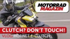 Vlog Honda Hornet 750 mit E-Clutch – Sportlich auch mit