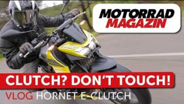 Vlog Honda Hornet 750 mit E-Clutch – Sportlich auch mit