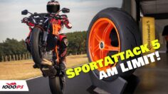 140 Nm, 50°C Asphalt – Hält der Conti SportAttack 5