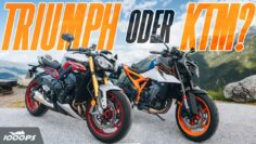 KTM 990 Duke R vs. Triumph Street Triple RX |