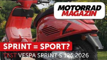 So fährt die Vespa Sprin S 125 2026 – Kosmetische