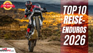Die besten Reiseenduros 2026 | 1000PS Top Awards
